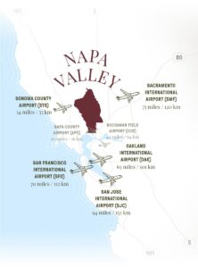 Shuttles from Oakland Airport to Napa
